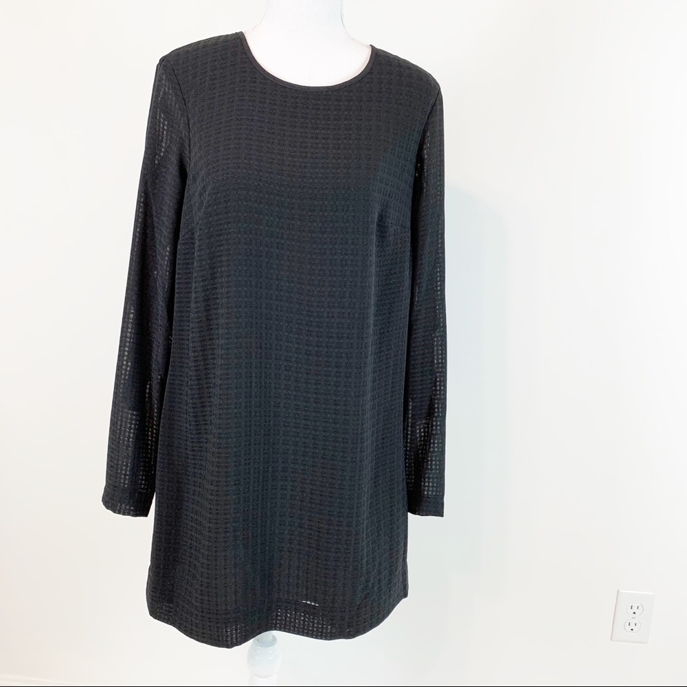 BCBGeneration chiffon ruffle shift dress